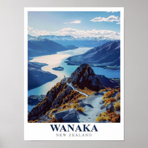 Poster Wanaka Prints - Cartaz do Roys Peak - Wanaka Nova