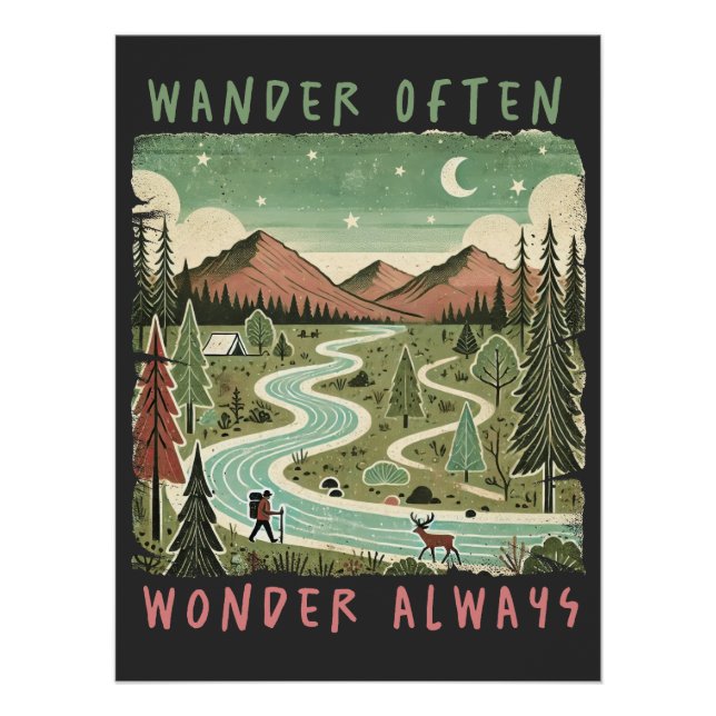 Póster Wander Sempre Maravilha (Frente)