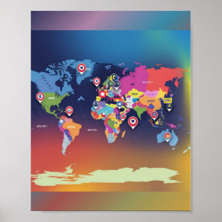 Poster Wanderlust Awaits