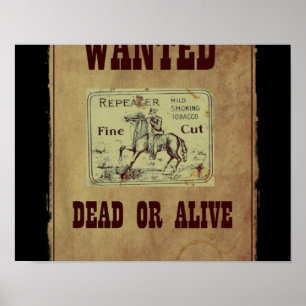 Poster Wanted Dead or Alive