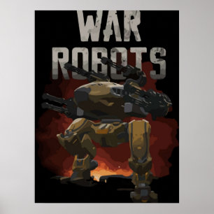POSTER WAR ROBOTS ROCKS