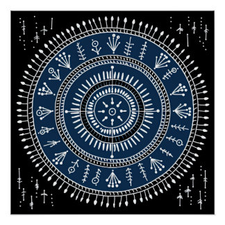 Póster Warli Tribal Art