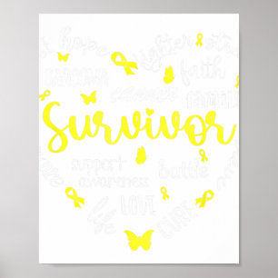 Poster Warri de Consciência do Cancer Sarcoma de Fita Ama