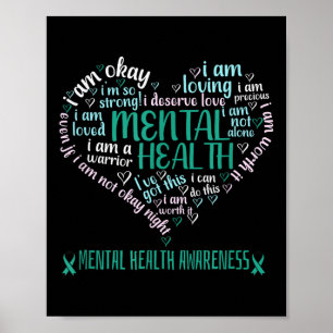 Poster Warriors Green Support Squads Mentals Health Aware