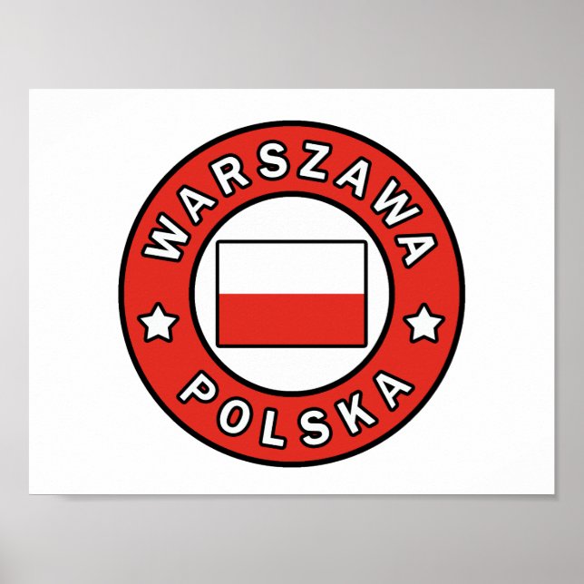 Poster Warszawa Polska (Frente)