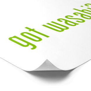 Póster wasabi obtido?