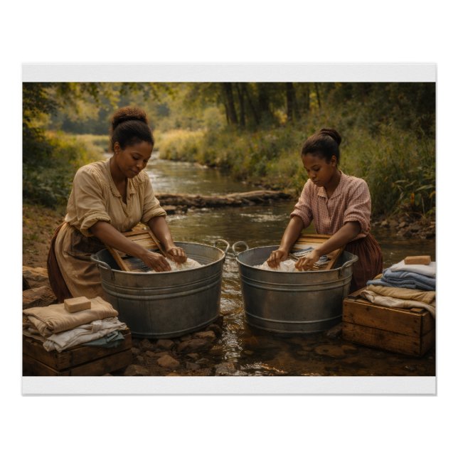 Póster Wash Day at the Creek (Frente)