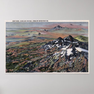 Poster Washington - antena da escala da cascata