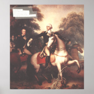 Poster Washington antes de Yorktown por Rembrandt Peale