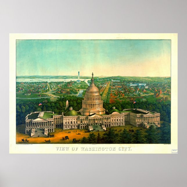 Poster Washington City 1869 (Frente)