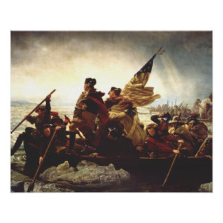 Póster Washington Crossing the Delaware by Emanuel Leutze
