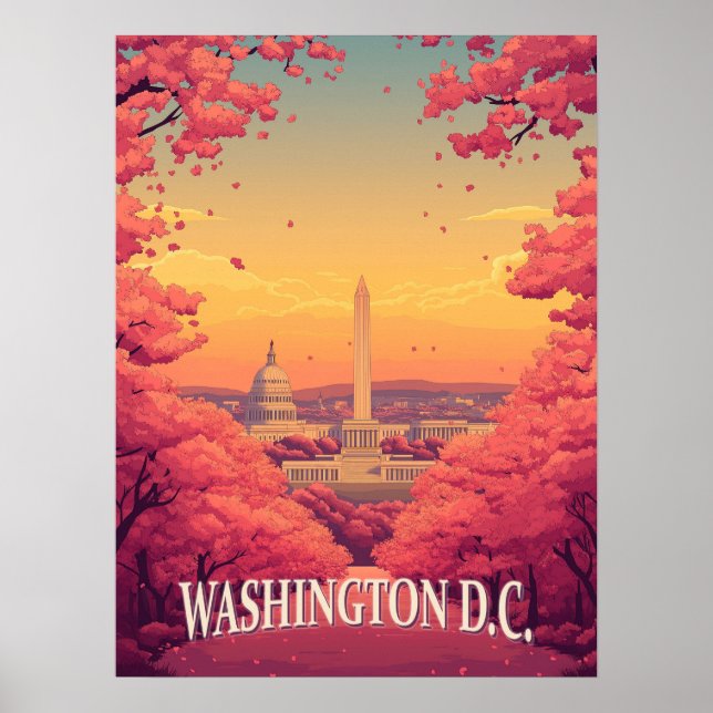 Poster Washington D.C. (Frente)