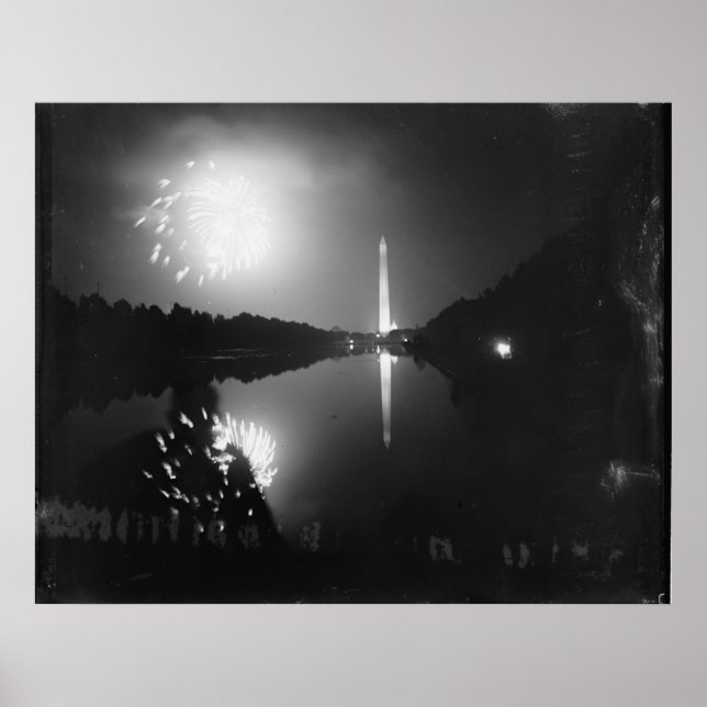 Póster Washington D.C.; 5 de julho de 1939, Fireworks (Frente)