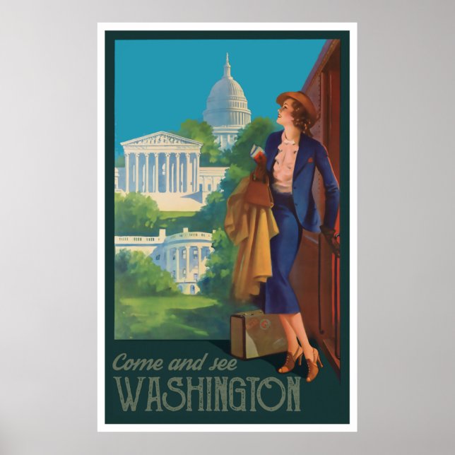 Poster Washington DC (Frente)