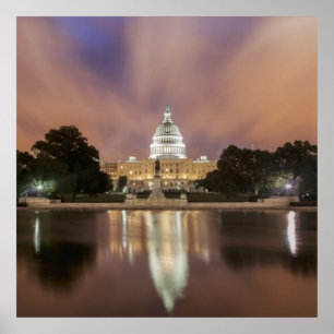 Poster Washington DC, Capitol Building