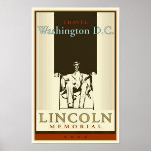 Poster Washington DC do viagem