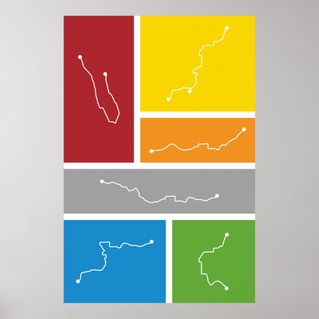 Póster Washington, DC - Paletas de Trânsito (Frente)