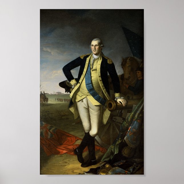Póster Washington em Princeton (Frente)