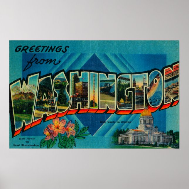 Póster Washington - Grande Letra Cena 2 (Frente)