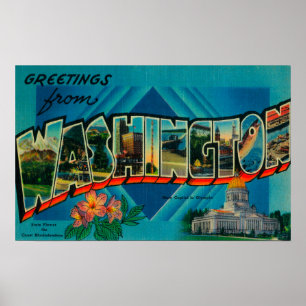 Póster Washington - grandes cenas 2 da letra