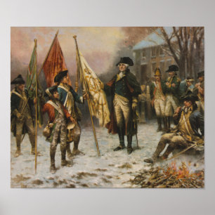 Poster Washington Inspecionando As Cores Capturadas Depoi