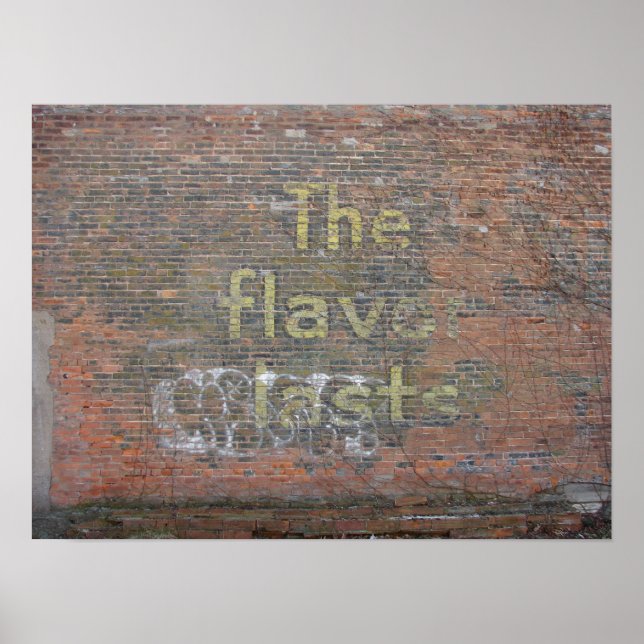 Poster Washington, Iowa Flavor (Frente)