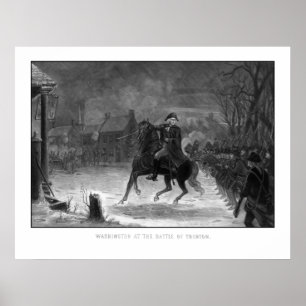 Poster Washington na batalha de Trenton