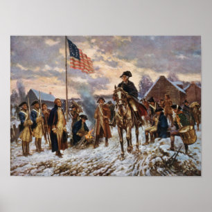 Poster Washington na forja do vale