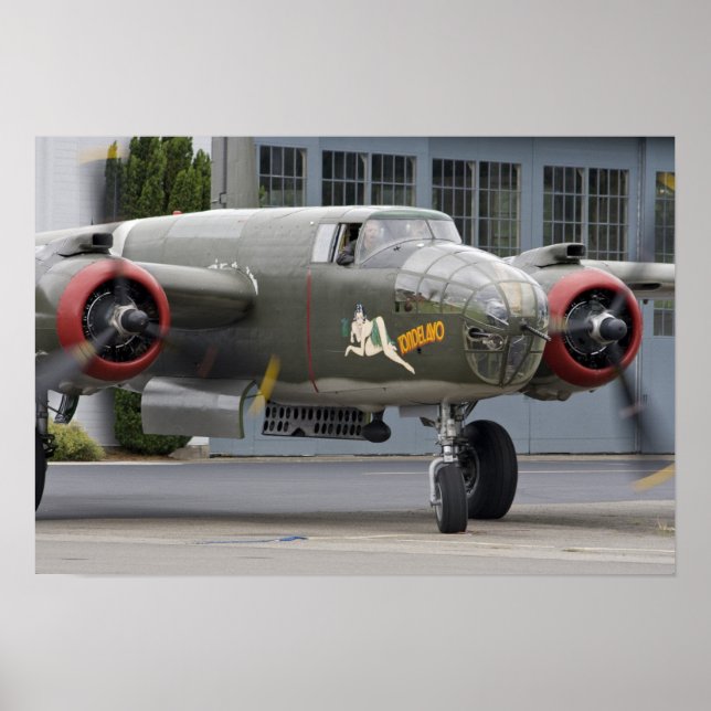 Póster Washington, Olympia, aerógrafo militar. (Frente)