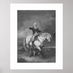 Póster Washington que recebe uma saudação em Trenton
