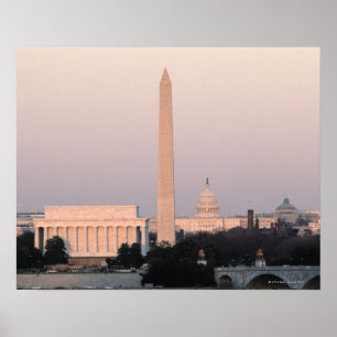 Póster Washington, skyline da C.C.