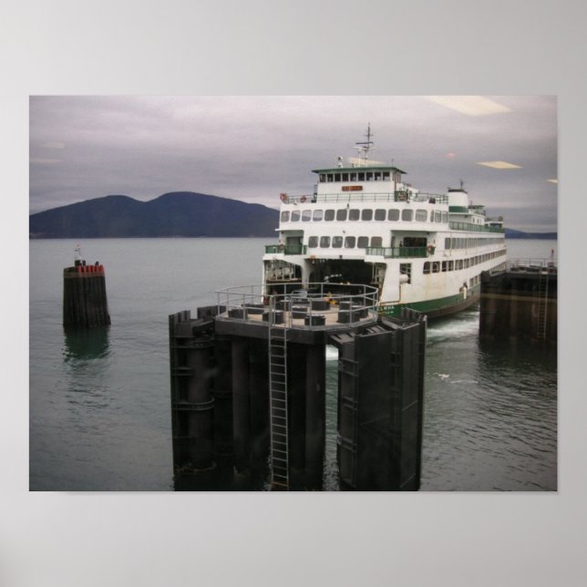 Poster Washington State Ferry (Frente)