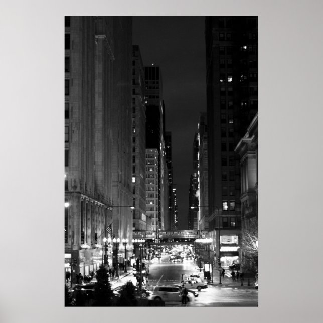 Póster Washington Street - Chicago, IL (Frente)