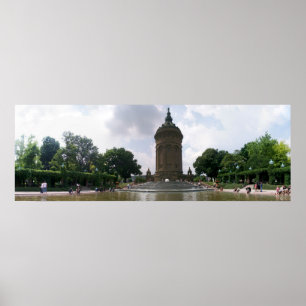Póster Wassertraum Mannheim, Alemanha