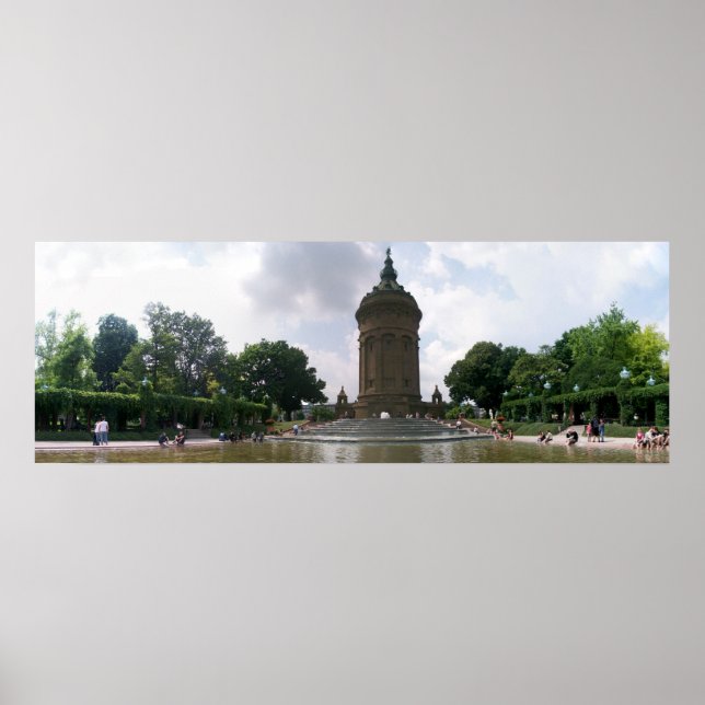 Póster Wassertraum Mannheim, Alemanha (Frente)