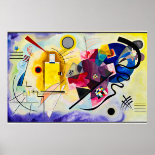Poster Wassily Kandinsky: Amarelo-vermelho-azul