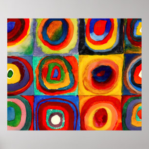 Poster Wassily Kandinsky circles