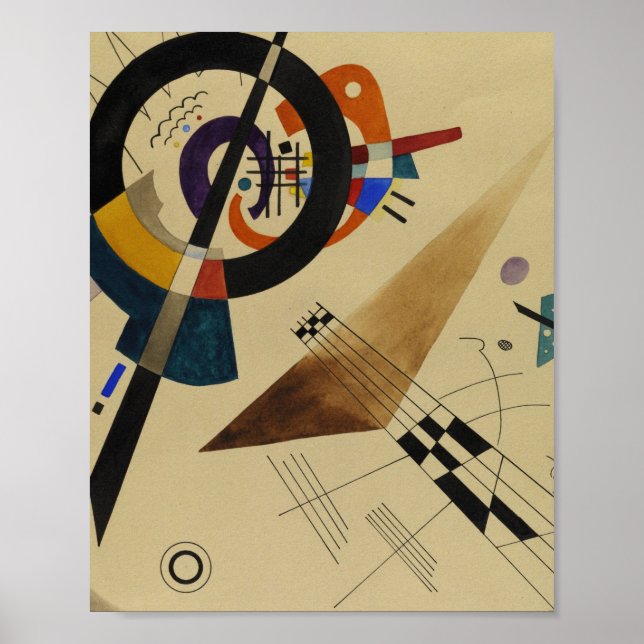 Poster Wassily Kandinsky - Composição (Frente)