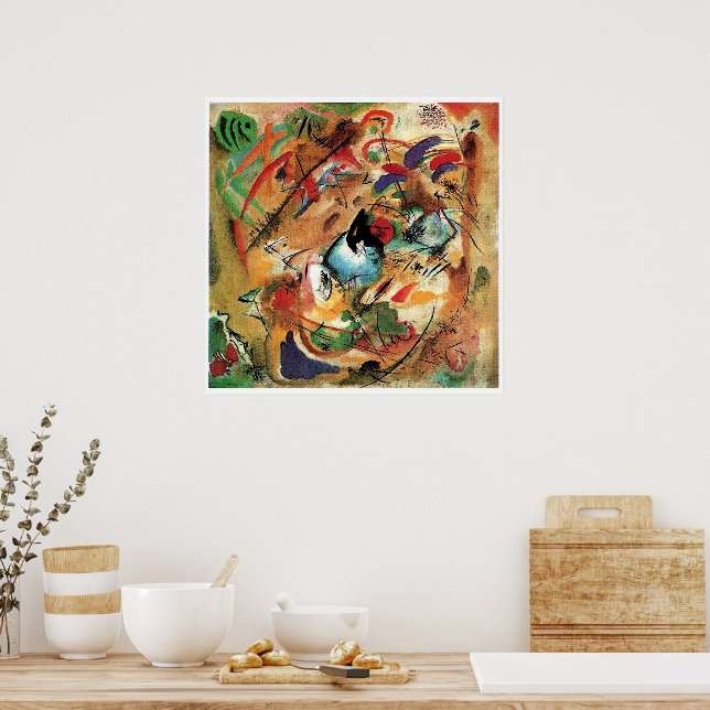 Poster Wassily Kandinsky - Improvisação, Sonhador, (Cozinha)