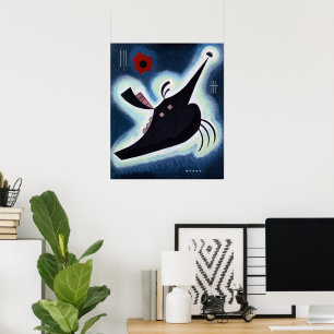 Poster Wassily Kandinsky - Preto Pontiagudo.