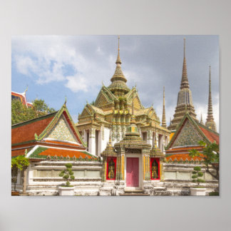 Poster Wat Pho, Bangkok, Tailândia