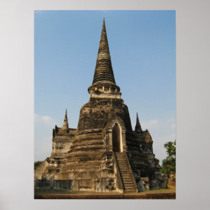 Poster Wat Phra Si Sanphet ... Ayutthaya, Thailand