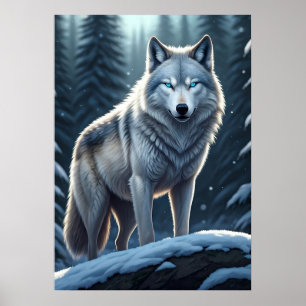 Poster Watcher de inverno - O Lobo