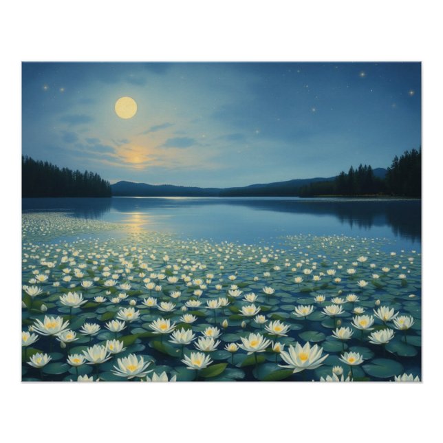 Póster water lilies (Frente)