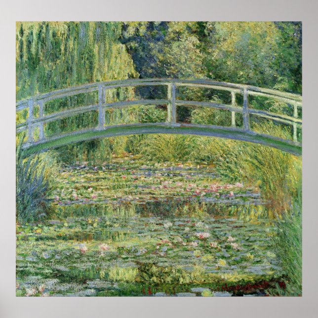 Poster Water Lily Pond - Claude Monet (Frente)