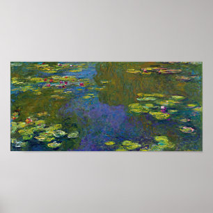 Poster Water Lily Pond em Giverny, Claude Monet