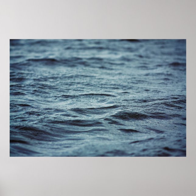 Poster Water liquid water surface texture (Frente)