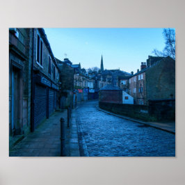 Poster Water Street Todmorden - Charme Empedrado ao Crepú
