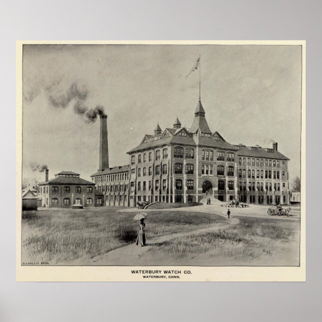 Poster Waterbury Watch Co (Frente)