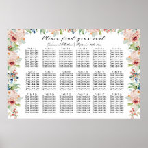 Watercolor Floral 18 Mesas